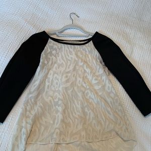 Rachel Rachel Roy black and white top
